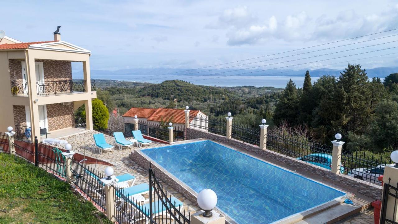 Villa Spartera Sea view by CorfuEscapes Lefkimmi  Exterior foto